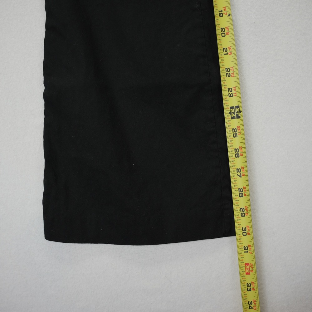 Maeve by Anthropologie Naomi Linen Black Wide Leg Blend Trousers Pants Size 0 - Picture 3 of 9